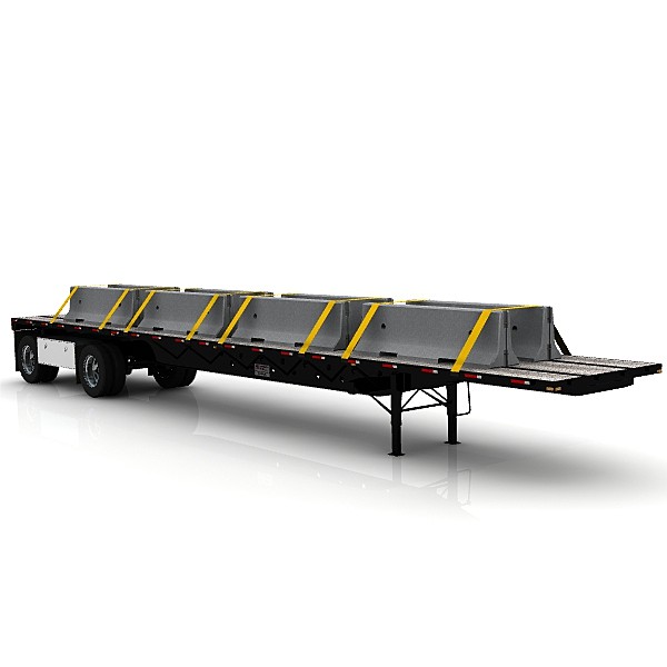 lwo transcraft spread axle trailer - Transcraft TL2000 spread axle by bansheewoj